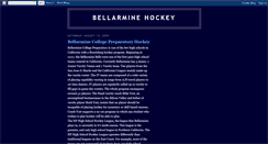 Desktop Screenshot of bellarminehockey.blogspot.com