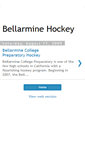 Mobile Screenshot of bellarminehockey.blogspot.com