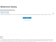Tablet Screenshot of bellarminehockey.blogspot.com
