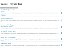 Tablet Screenshot of google-private.blogspot.com
