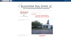 Desktop Screenshot of blackstonerealestate.blogspot.com