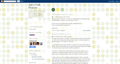 Desktop Screenshot of jenscraftprojects.blogspot.com