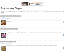 Tablet Screenshot of princessinkyfingers.blogspot.com