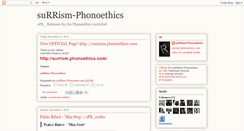Desktop Screenshot of phonoethics.blogspot.com