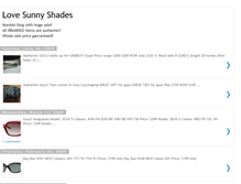 Tablet Screenshot of lovesunnyshades.blogspot.com