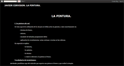 Desktop Screenshot of javiercervigonpintura.blogspot.com