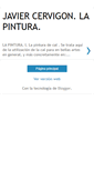 Mobile Screenshot of javiercervigonpintura.blogspot.com
