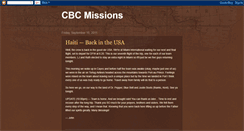 Desktop Screenshot of missionscbc.blogspot.com