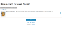 Tablet Screenshot of chefhelenasbeverages.blogspot.com