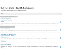 Tablet Screenshot of ksrtcforum.blogspot.com