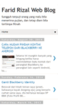 Mobile Screenshot of faridrizal.blogspot.com