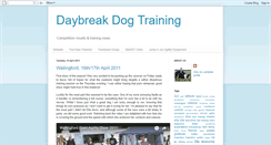 Desktop Screenshot of daybreakdogs.blogspot.com