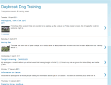 Tablet Screenshot of daybreakdogs.blogspot.com