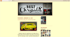 Desktop Screenshot of dailychrysalis.blogspot.com