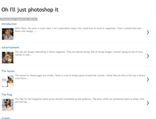 Tablet Screenshot of justphotoshopitdesignclass.blogspot.com