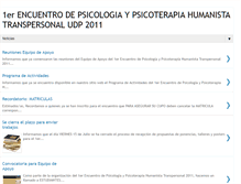 Tablet Screenshot of encuentro-udp2011.blogspot.com