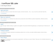 Tablet Screenshot of confiture-cake.blogspot.com