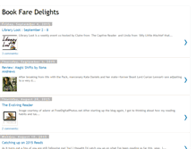 Tablet Screenshot of bookfaredelights.blogspot.com