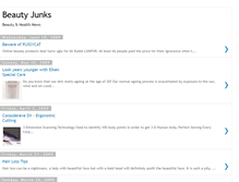Tablet Screenshot of beauty-junks.blogspot.com