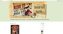 Desktop Screenshot of harleygirldiary.blogspot.com