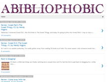 Tablet Screenshot of imabibliophobic.blogspot.com