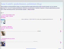Tablet Screenshot of annelindell.blogspot.com