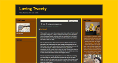 Desktop Screenshot of lovingtweety.blogspot.com