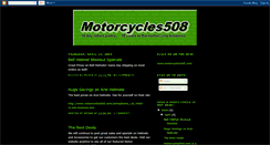 Desktop Screenshot of motorcyles508.blogspot.com