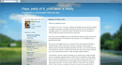 Desktop Screenshot of hayspartyof4.blogspot.com