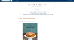 Desktop Screenshot of coffeeandvanilla.blogspot.com