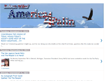 Tablet Screenshot of america4palin.blogspot.com