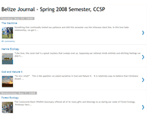 Tablet Screenshot of belizejournalspring2008semester.blogspot.com