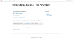 Desktop Screenshot of indipendenzaitaliana.blogspot.com