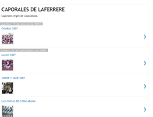 Tablet Screenshot of caporaleslafe.blogspot.com