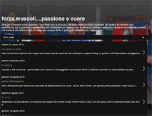 Tablet Screenshot of forzamuscolipotenza.blogspot.com