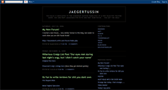 Desktop Screenshot of jaegertussin.blogspot.com