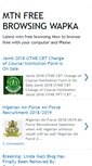 Mobile Screenshot of mtnfreebrowsingwapka.blogspot.com