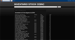 Desktop Screenshot of inventarioceiincltda.blogspot.com