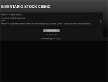 Tablet Screenshot of inventarioceiincltda.blogspot.com
