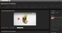 Desktop Screenshot of naveen-portfolio.blogspot.com