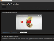 Tablet Screenshot of naveen-portfolio.blogspot.com