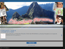 Tablet Screenshot of literaturaperuana-chiclayo.blogspot.com