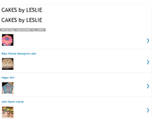 Tablet Screenshot of cakesbyleslie.blogspot.com