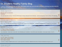 Tablet Screenshot of drann-snyderhealthyfamily.blogspot.com