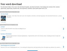 Tablet Screenshot of freeword-download.blogspot.com