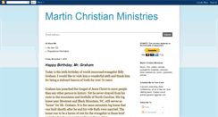 Desktop Screenshot of martinchristianministries.blogspot.com