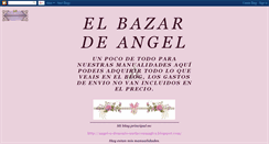 Desktop Screenshot of angel-o-demonio-elbazardeangel.blogspot.com