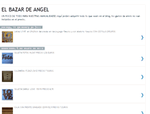 Tablet Screenshot of angel-o-demonio-elbazardeangel.blogspot.com