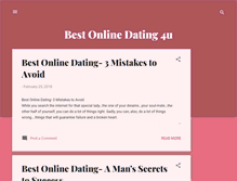 Tablet Screenshot of bestonlinedating4u.blogspot.com