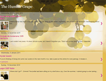 Tablet Screenshot of humblegrape.blogspot.com